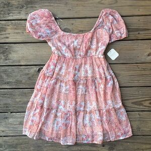 Altar’d State NWT Floral Milkmaid Mini Dress